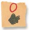 Holly Duthie's drawing of a letter when she was five years old.